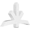 Ekena Millwork Alberta Architectural Grade PVC Gable Bracket, 60"W x 35"H x 6"D x 6"F, 14/12 Pitch GBP060X35X0606ALB00 - alternate 1